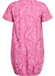Robe en coton imprimé à manches courtes, Rose, Packshot image number 1