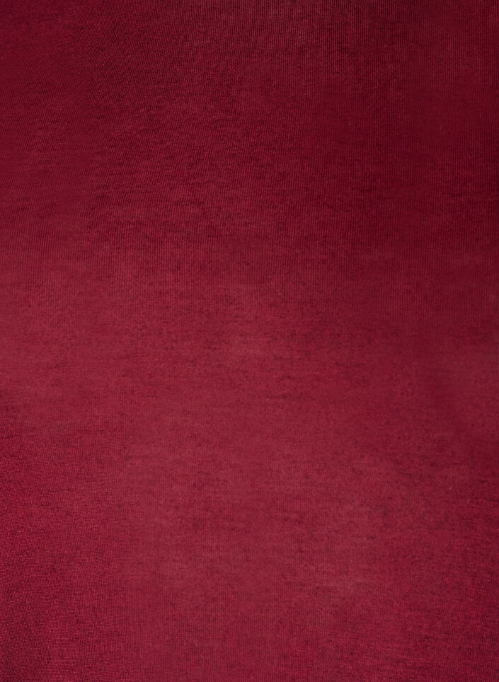 Lang&auml;rmelige Bluse aus Wolle und Viskose, Rot, Packshot image number 2