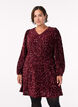 Kurzes A-Linien-Pailletten-Kleid, Rot, Model image number 0