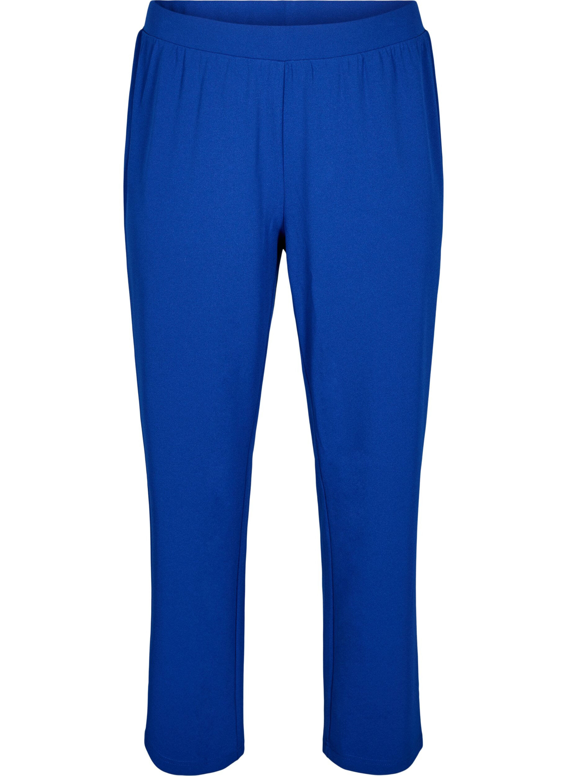 Zizzi FLASH - Pantalon &agrave; coupe droite, Bleu, Packshot image number 0