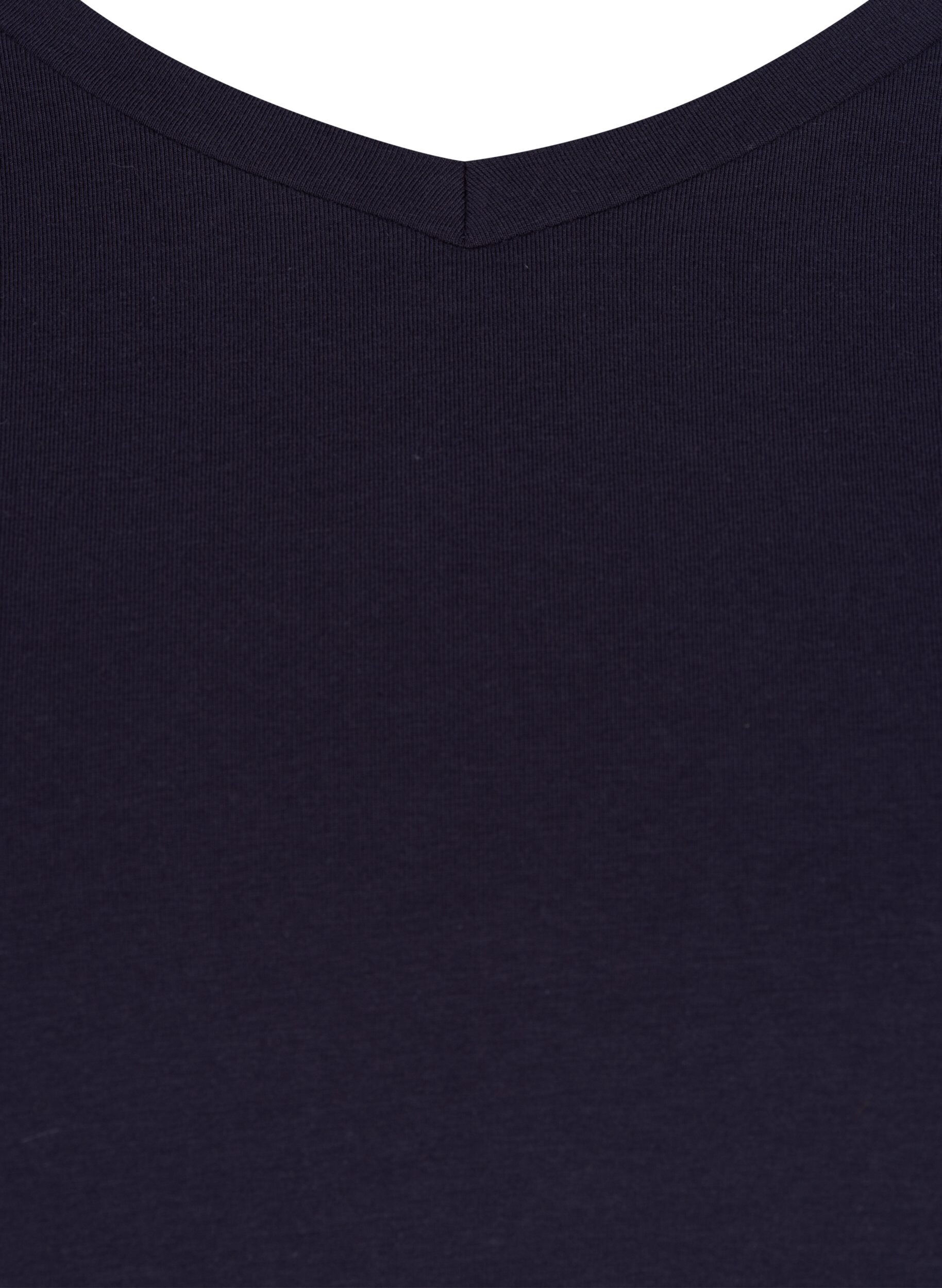 Zizzi Basic T-Shirt, Blau, Packshot image number 2
