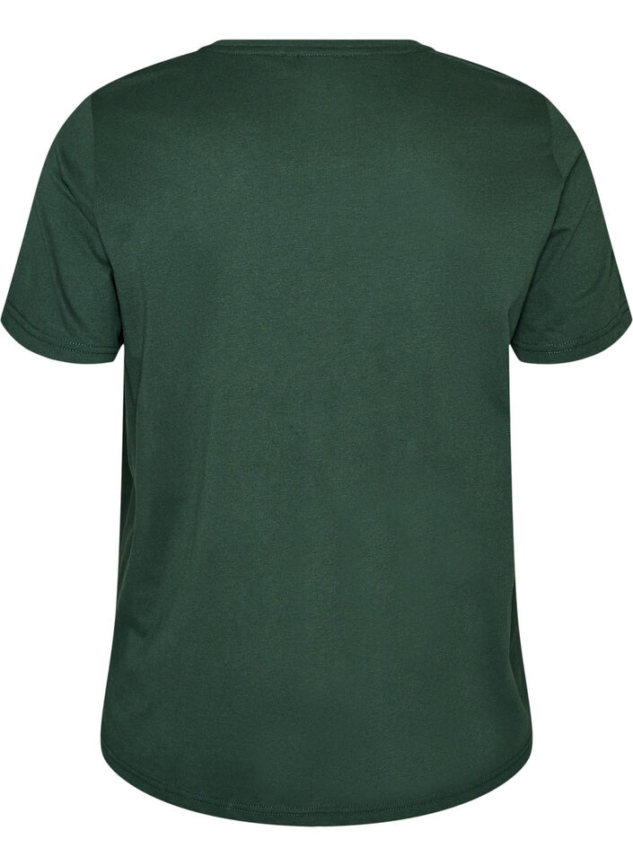 T-shirt imprim&eacute;, Vert, Packshot image number 1