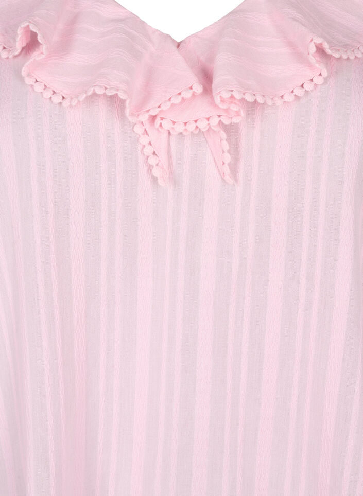 Bluse mit 3/4-Ärmeln und Spitze, Almond Blossom, Packshot image number 2