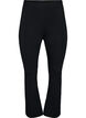 Pantalon &eacute;vas&eacute; en jersey, Noir, Packshot image number 0