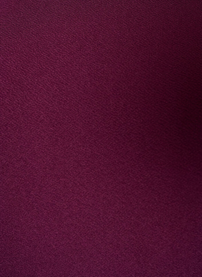 Tunique avec bordure en dentelle asym&eacute;trique, Violet, Packshot image number 2