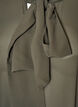 Bluse mit Bindeband und R&uuml;schendetails, Grau, Packshot image number 2