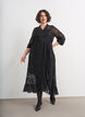 Kleid aus Spitze mit Wickelrock und R&uuml;schen, Schwarz, Model image number 0