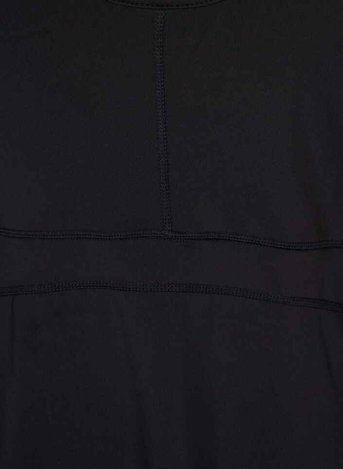 Robe de padel avec short intérieur, Black, Packshot image number 3