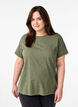 T-shirt en coton biologique avec une impression cool, Vert, Model image number 0
