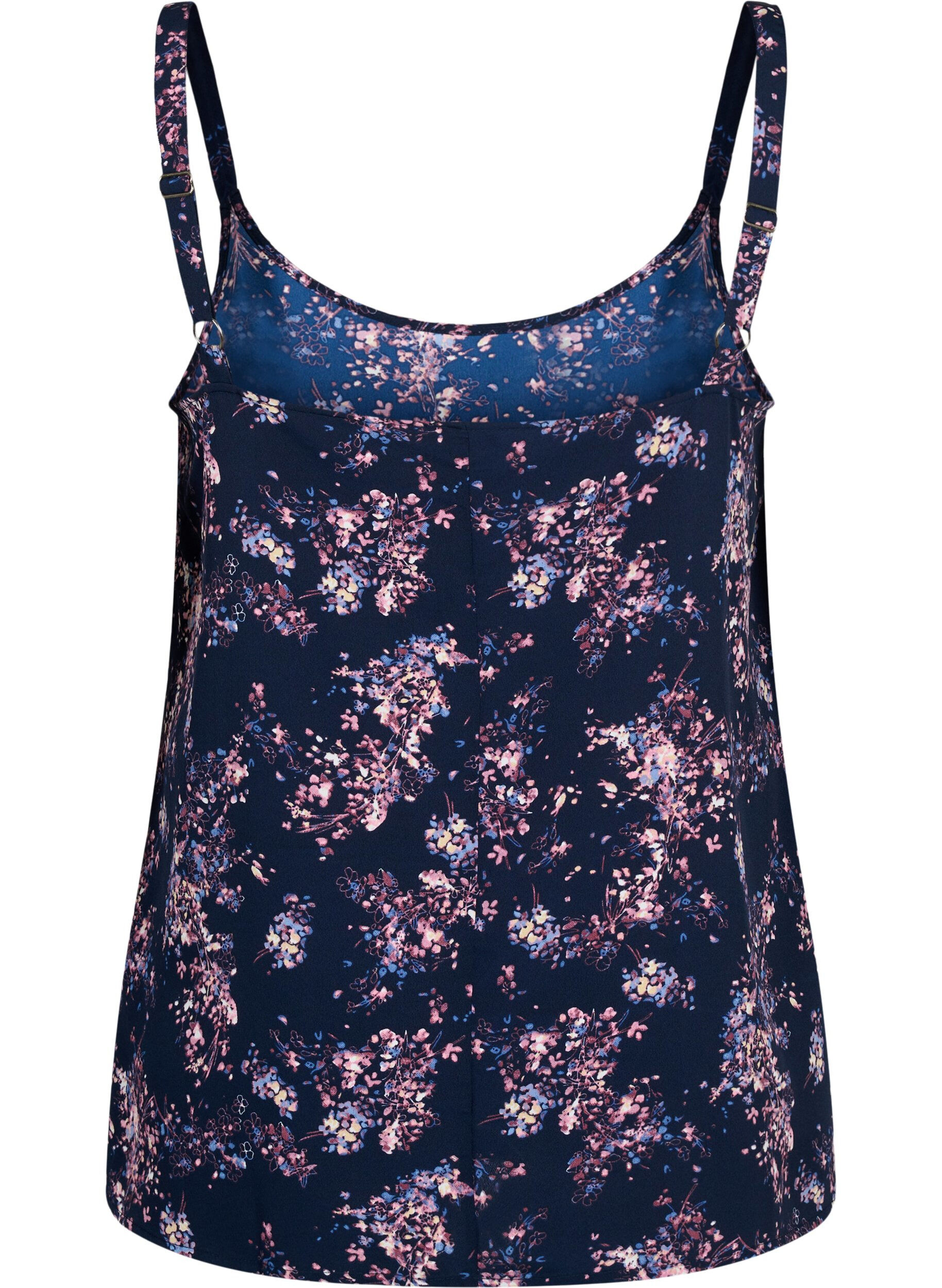 Zizzi FLASH - Top avec imprim&eacute;, Navy Rose Flower, Packshot image number 1