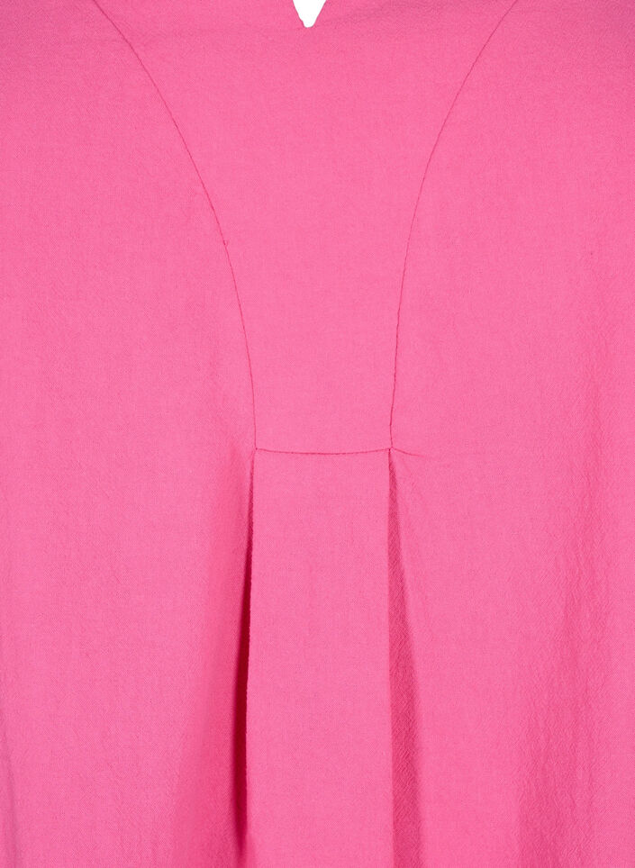 FLASH - Blouse en coton à manches mi-longues, Raspberry Rose, Packshot image number 2
