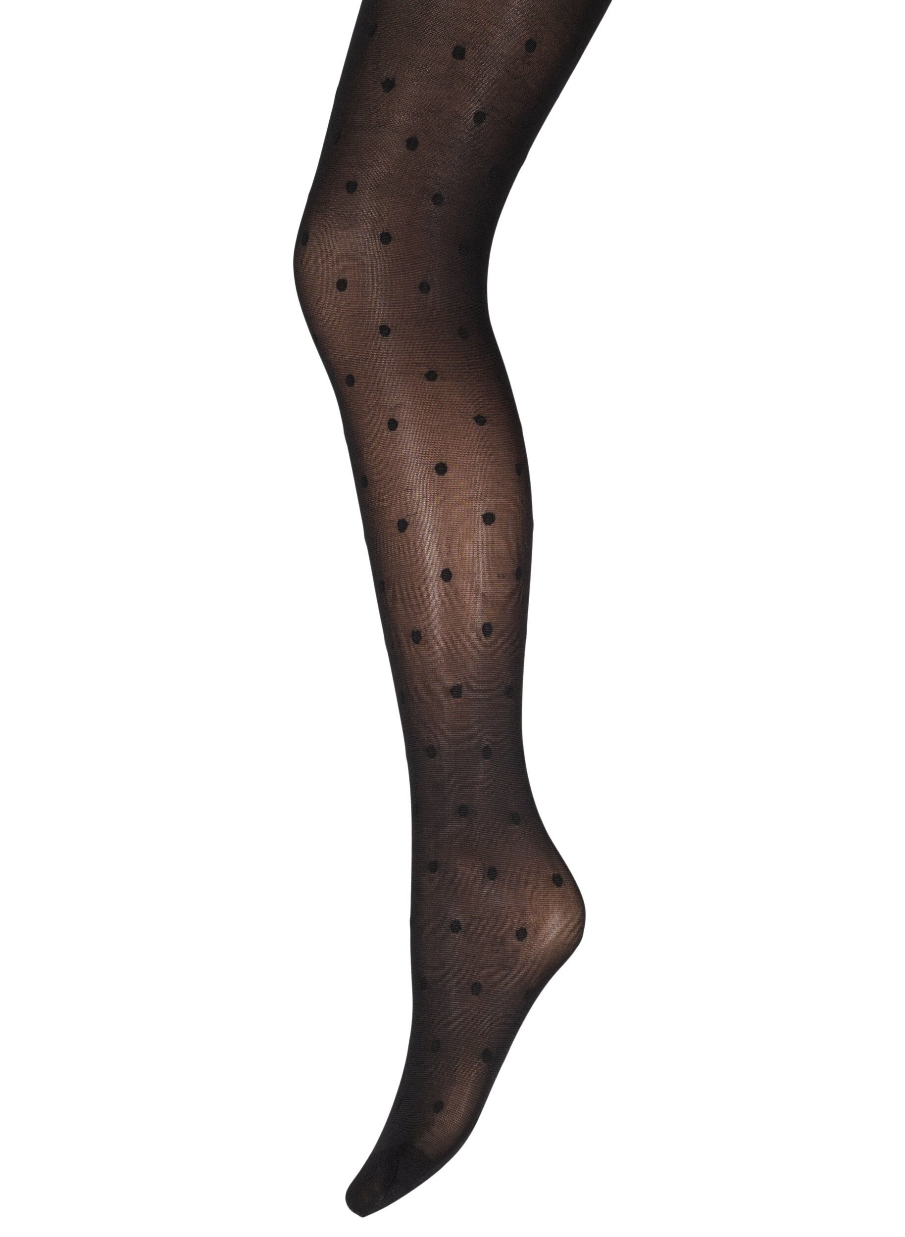 Collants en 40 deniers &agrave; pois