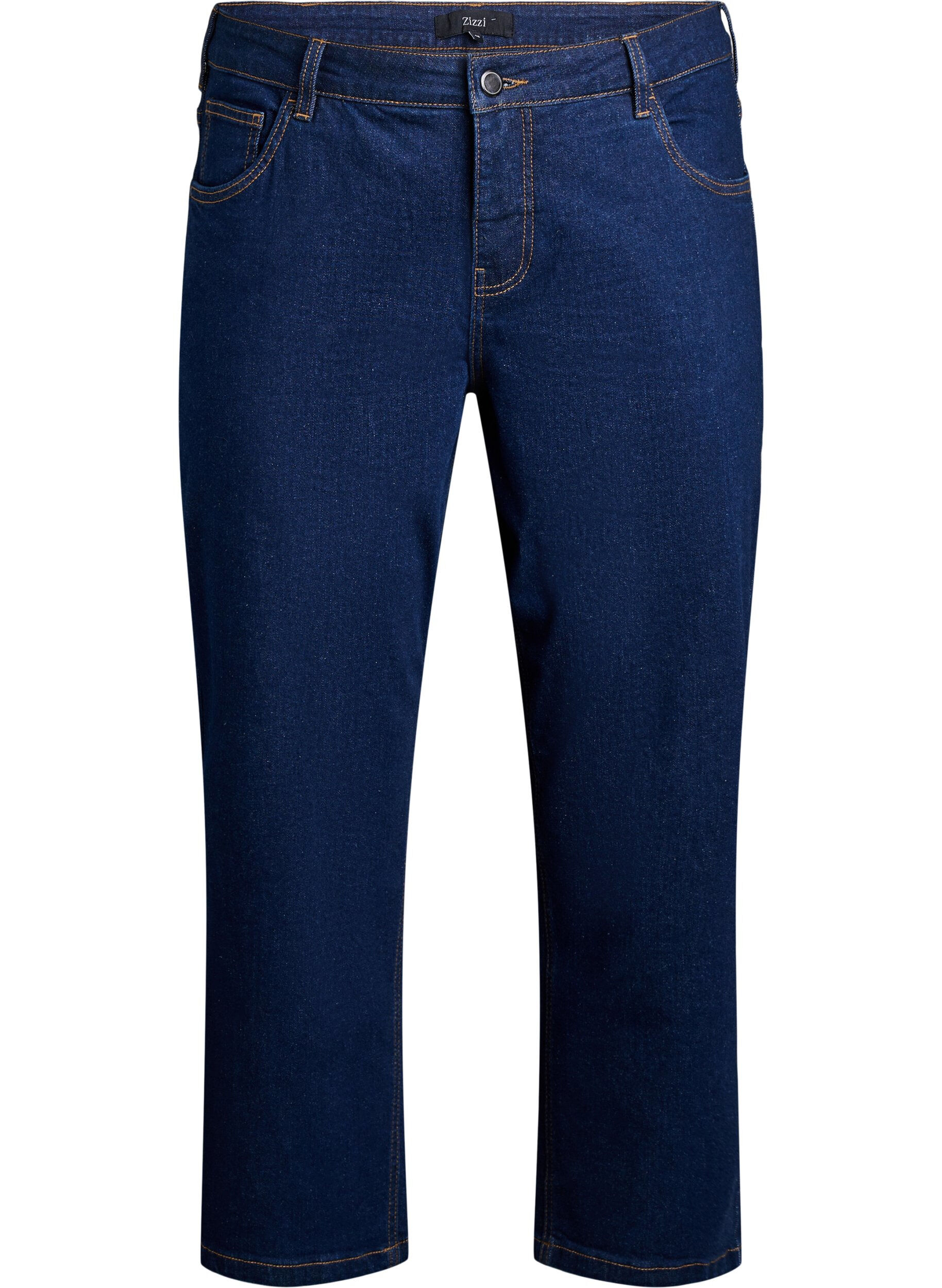 Vera jeans cropped &agrave; coupe droite