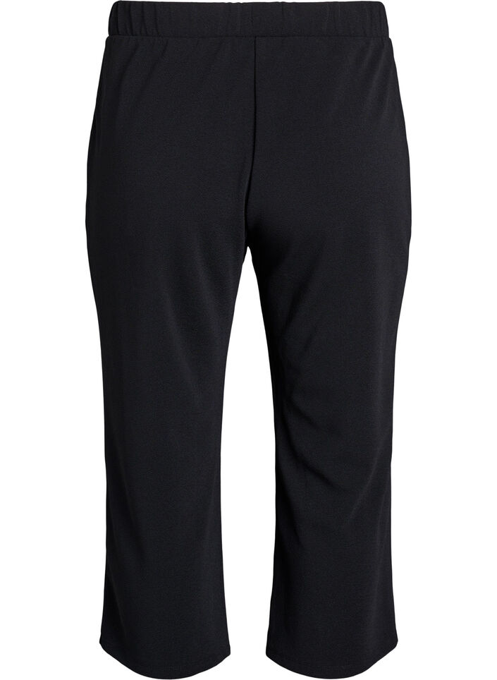 Pantalon ample en longueur 7/8, Noir, Packshot image number 1