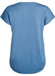 T-shirt de sport &agrave; manches courtes et col en V, Bleu p&eacute;trole, Packshot image number 1