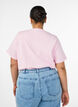T-Shirt aus Bio-Baumwolle mit Frontprint, Rot, Model image number 2