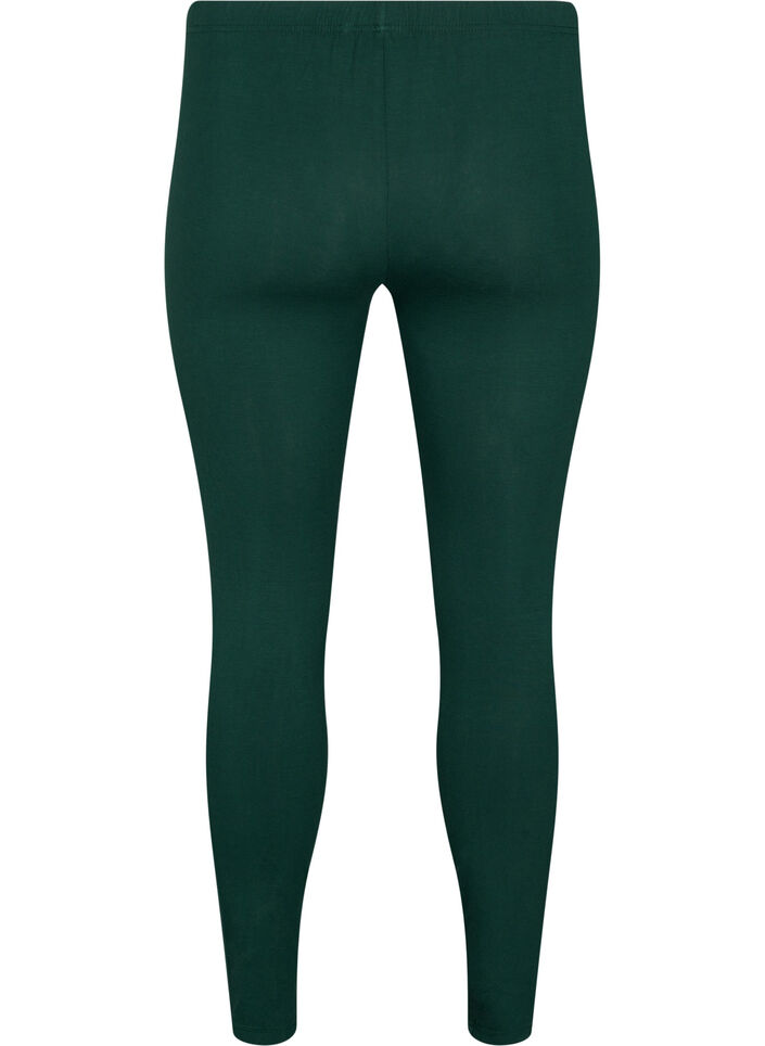 Basic Leggings aus Viskose, Gr&uuml;n, Packshot image number 1