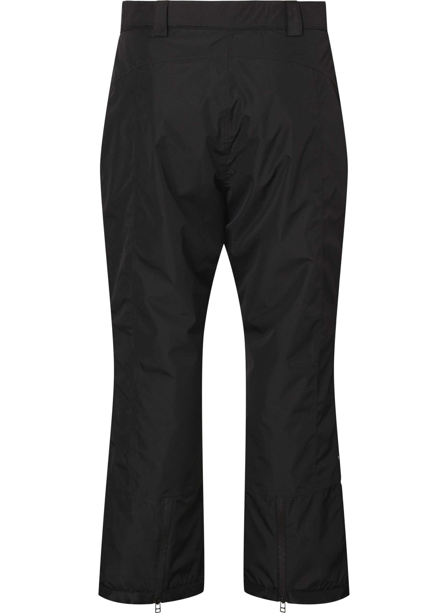 Zizzi Skihose mit verstellbarer Taille, Black, Packshot image number 1