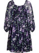 Partykleid aus Chiffon mit langen &Auml;rmeln, Blau, Packshot image number 1