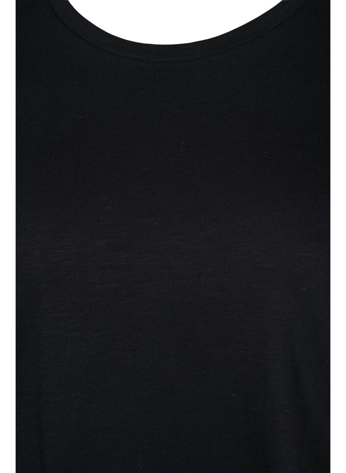 2er-Pack basic T-Shirts aus Baumwolle, Black/Navy Blazer, Packshot image number 2