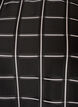 Karierte Bluse mit Spitzenbesatz und ellenbogenlangen &Auml;rmeln, Schwarz, Packshot image number 2
