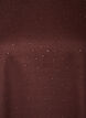 T-shirt avec strass et col rond, Marron, Packshot image number 2
