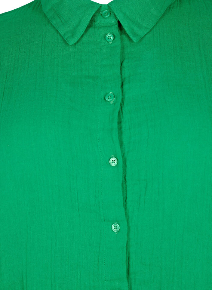 Chemise avec col en mousseline de coton, Jolly Green, Packshot image number 2