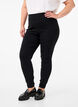 Jegging extensible taille haute, Black, Model image number 2