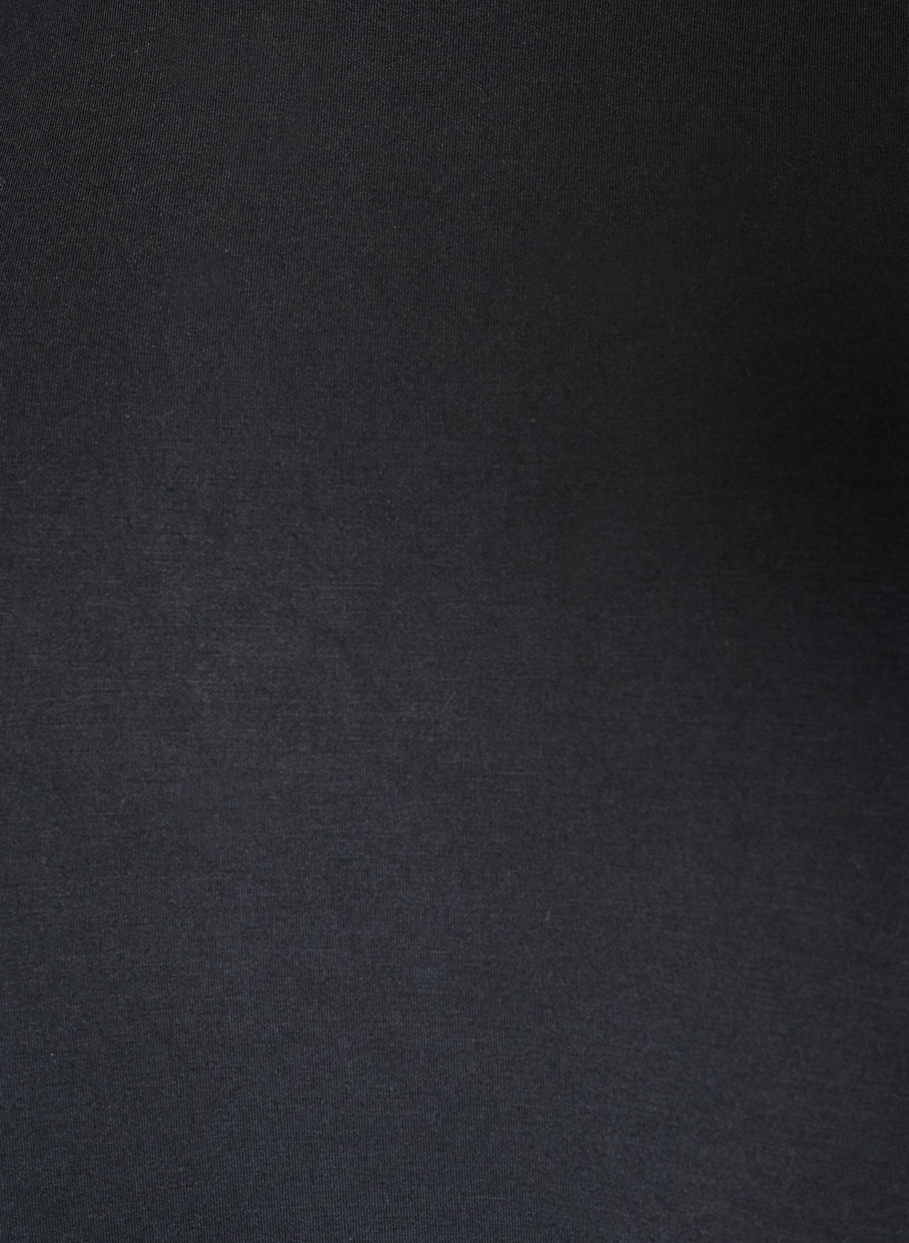 ZizziBluse mit Mesh-&Auml;rmeln und Spitzenbesatz, Schwarz, Packshot image number 2