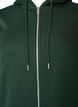 Langer Hoodie mit Rei&szlig;verschluss und Taschen, Gr&uuml;n, Packshot image number 2