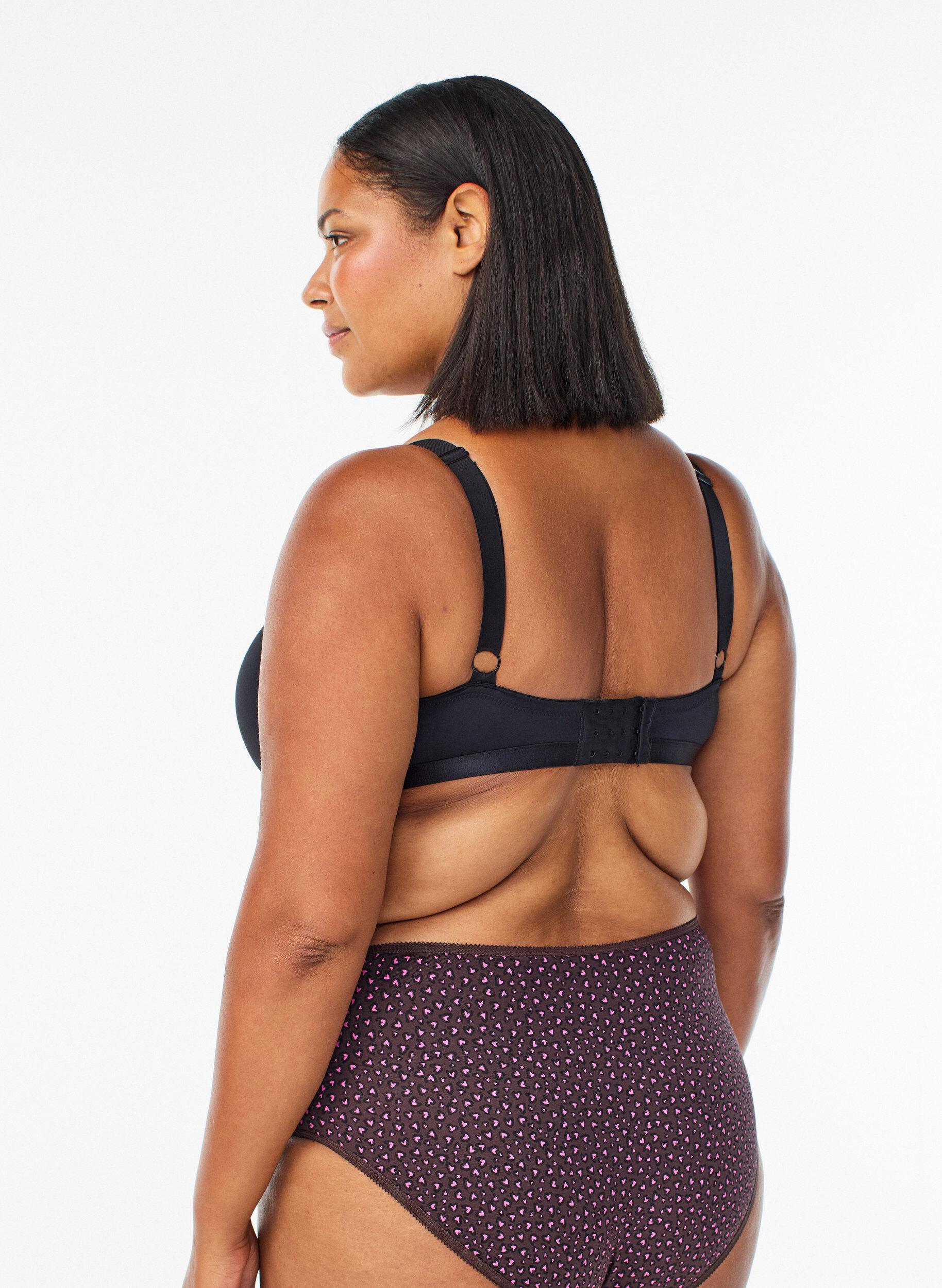 Zizzi7-pack de culottes avec une taille standard, Rose, Model image number 1