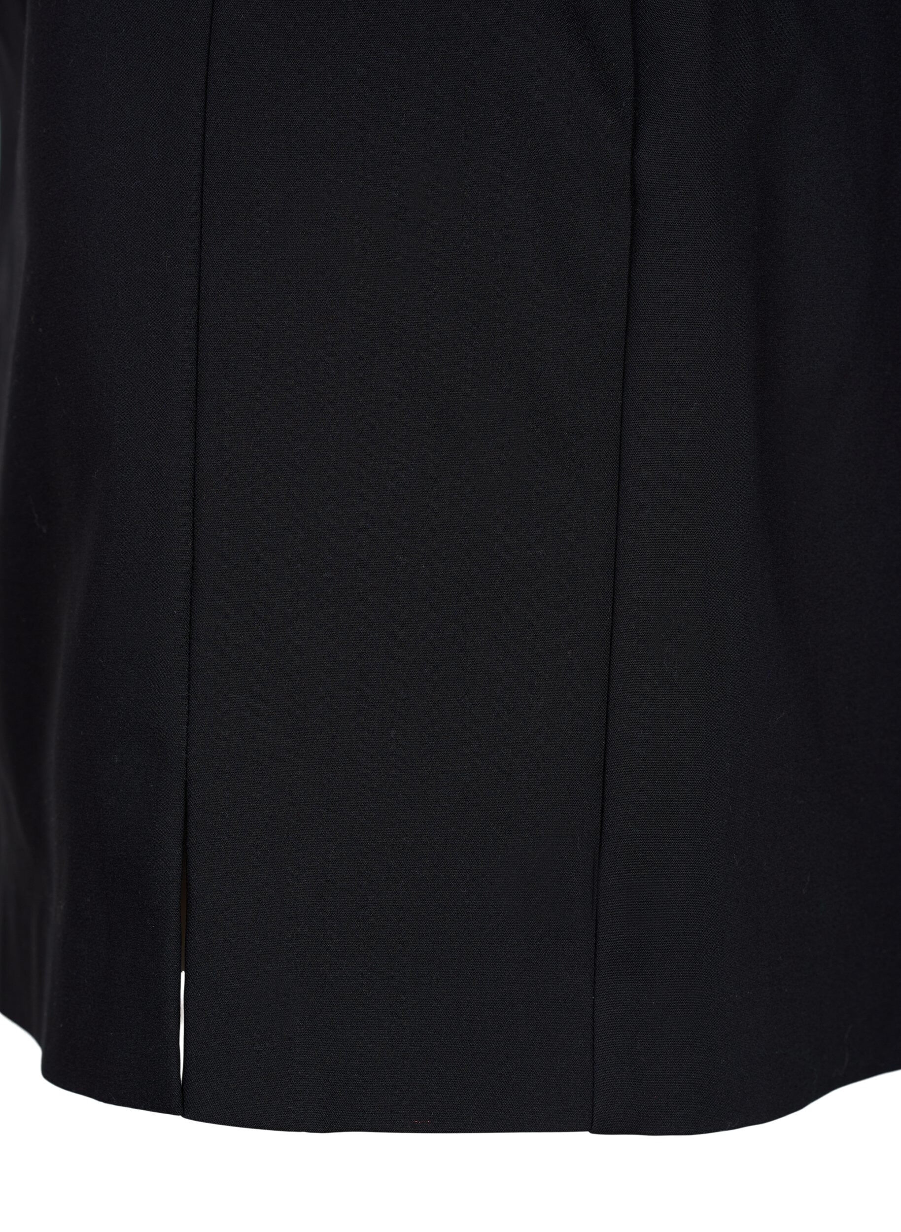 Zizzi Jupe courte avec fente, Black, Packshot image number 3