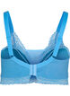 Soutien-gorge avec dentelle et rembourrage doux, Bleu, Packshot image number 1