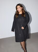 Kurzes Paillettenkleid in A-Linie, Schwarz, Model image number 0