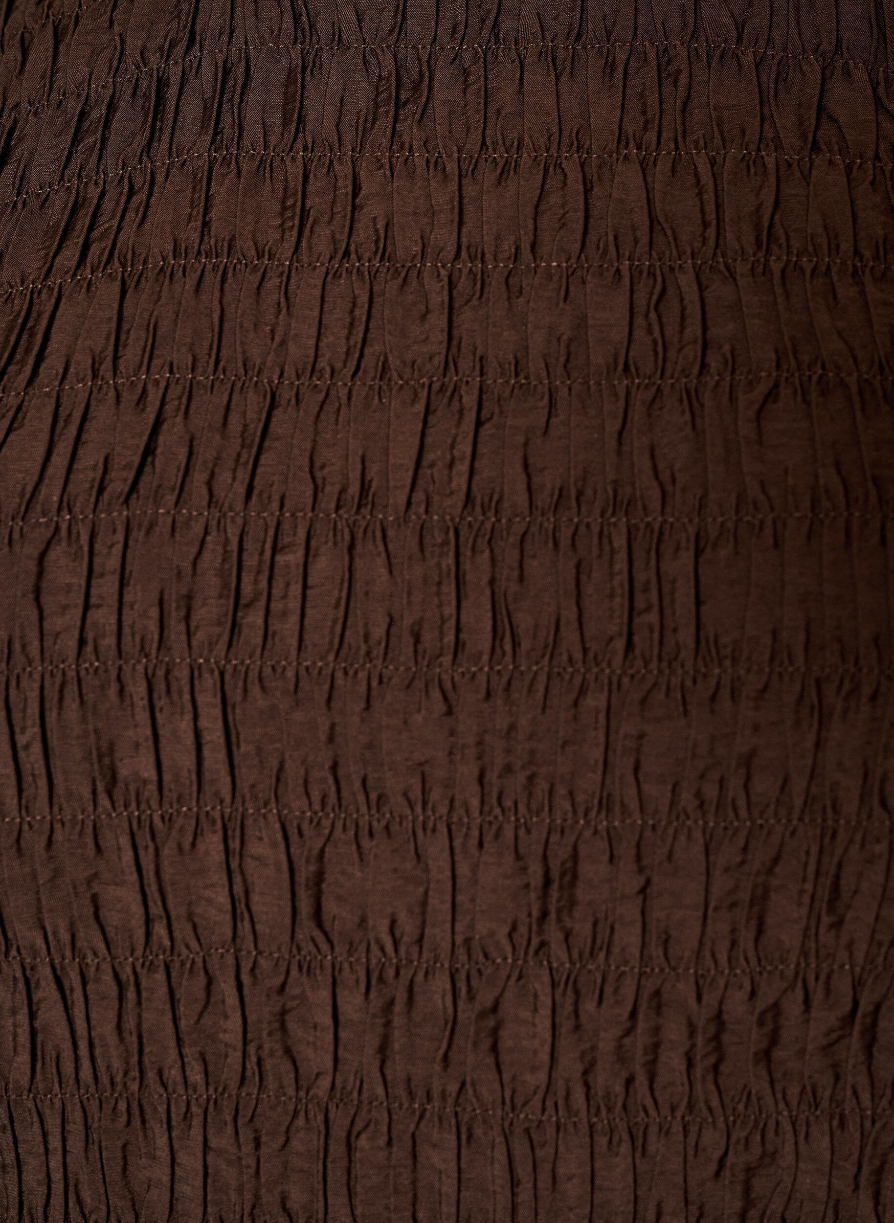 ZizziBlouse avec smocks et manches longues, Marron, Packshot image number 2