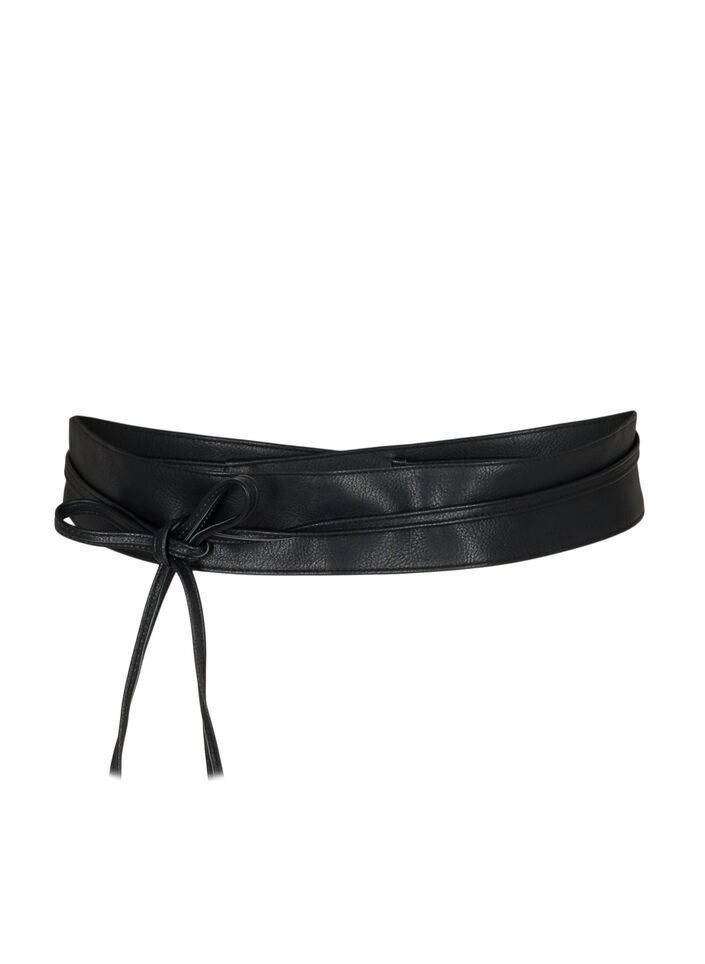 Ceinture en simili cuir, Noir, Packshot image number 0