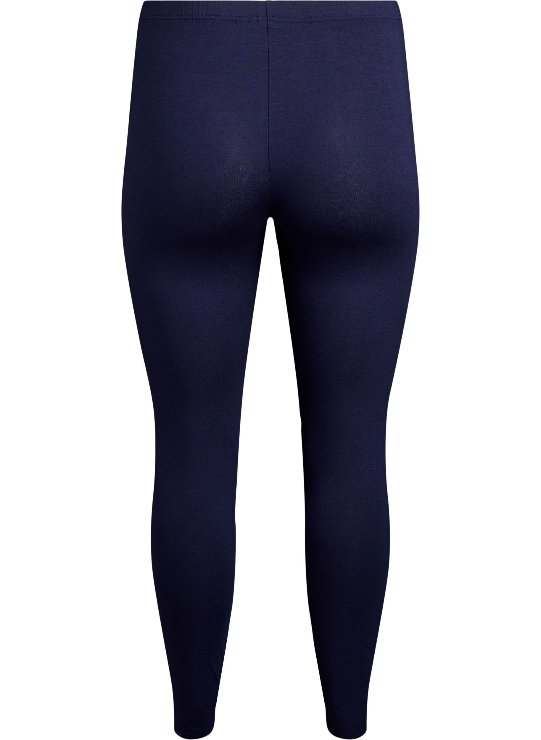 Zizzi Legging Basic grande longueur, Bleu, Packshot image number 1
