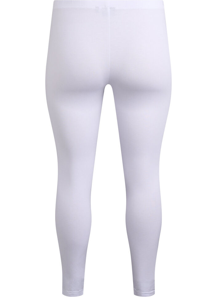 Basic Leggings aus Viskose, Wei&szlig;, Packshot image number 1