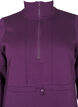 Sweat-shirt court avec un col haut et une taille ajustable, Deep Purple, Packshot image number 2