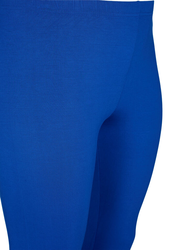 Basic 3/4-Leggings aus Viskose, Blau, Packshot image number 2