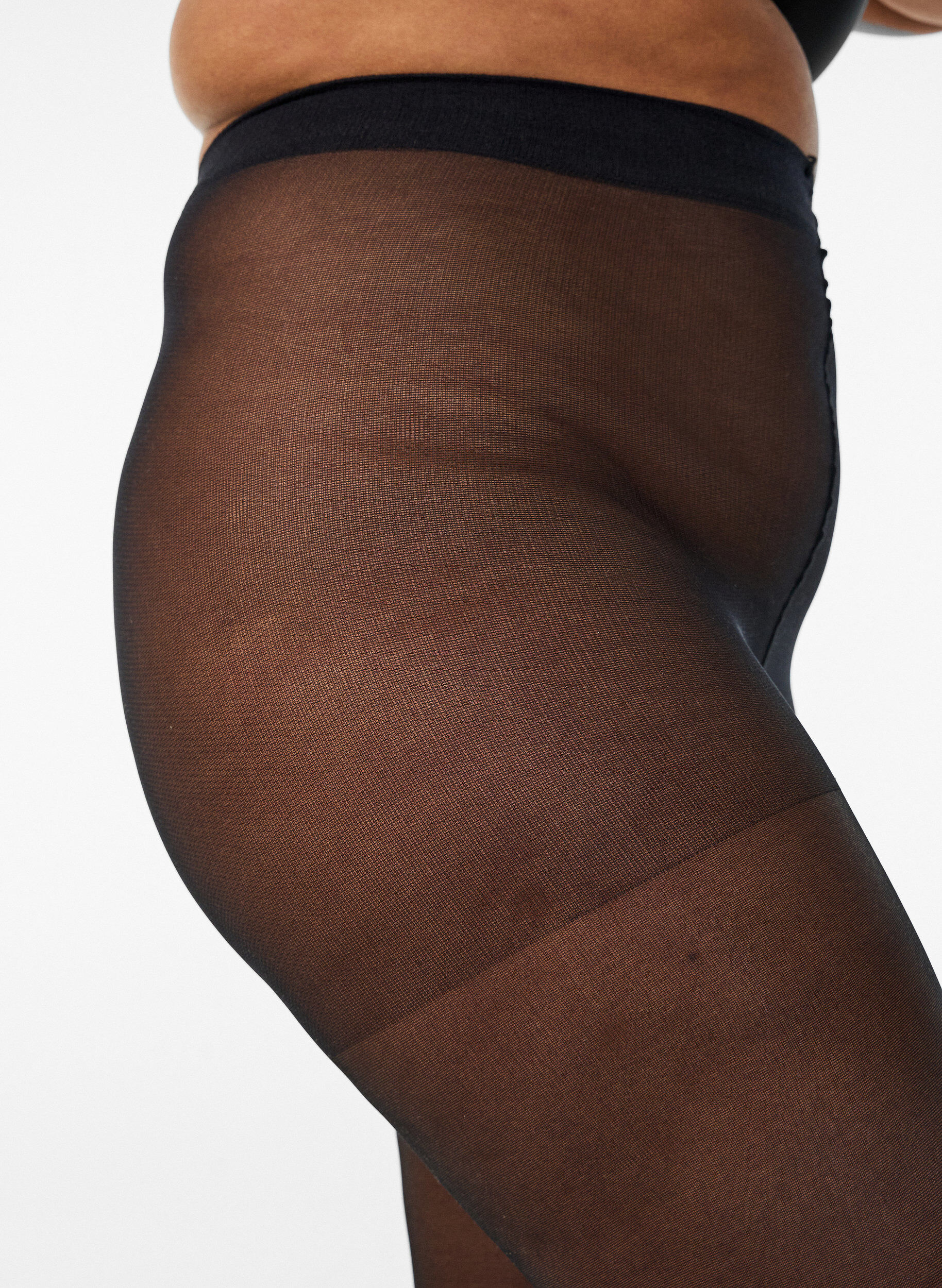 Zizzi Strumpfhosen in 40 Denier mit leichter Kompression, Schwarz, Packshot image number 2