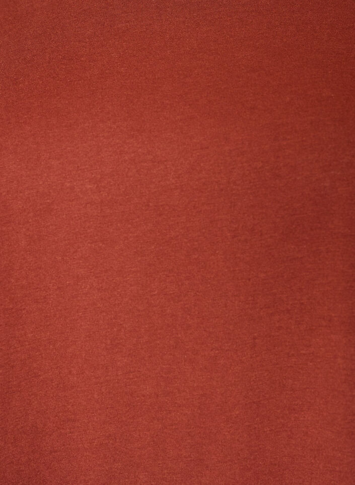 Kurz&auml;rmeliges T-Shirt aus einer Baumwollmischung, Rot, Packshot image number 2
