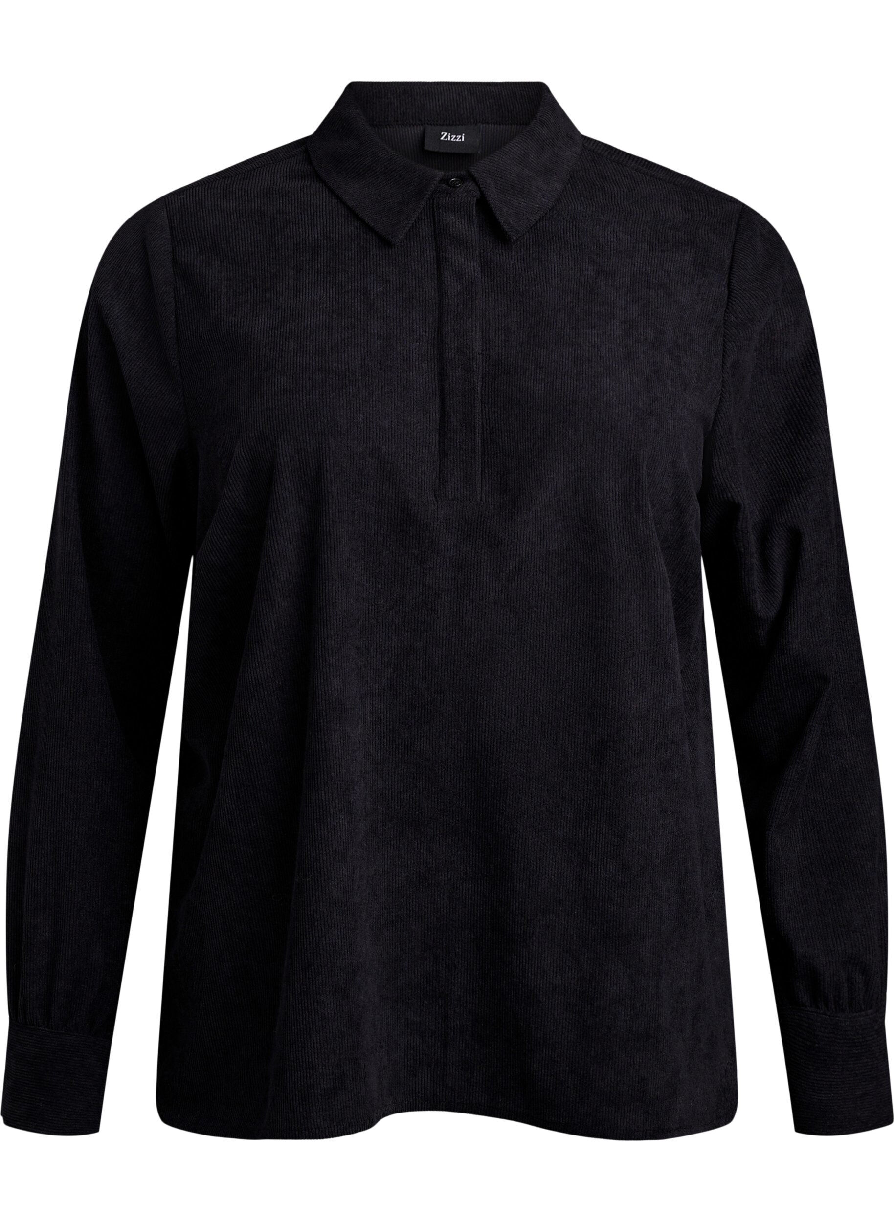 Lang&auml;rmlige Bluse aus Cord