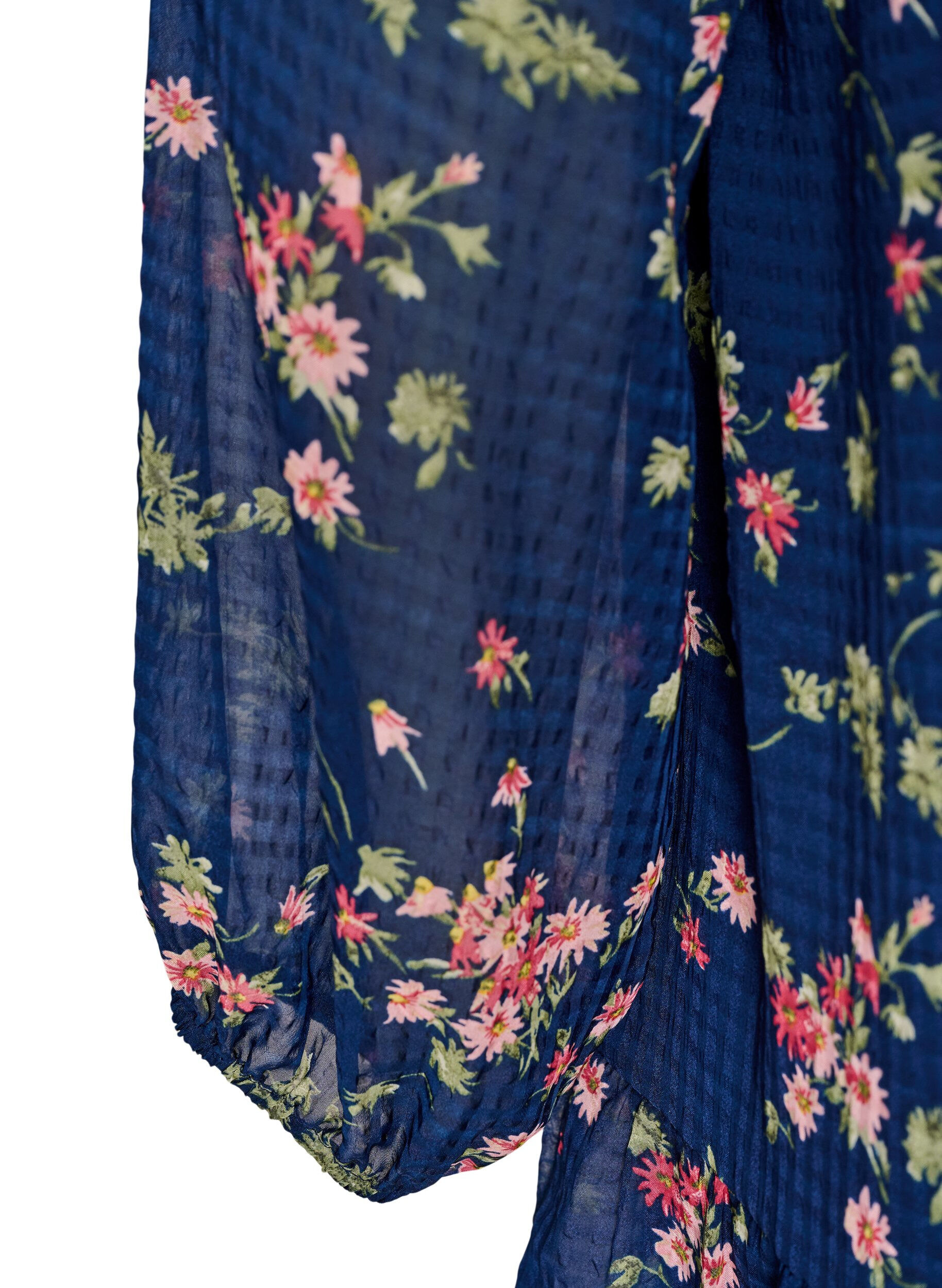 ZizziGebl&uuml;mte A-Linien-Tunika, Blau, Packshot image number 3