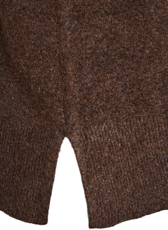 Strickweste mit Rippb&auml;ndern, Gr&uuml;n, Packshot image number 3