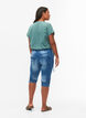 Jean capri coupe slim avec poches, Bleu Clair, Model image number 2