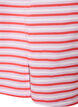 T-shirt long oversize ray&eacute; en coton bio, Violet, Packshot image number 3