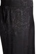 Pantalon ample &agrave; motif cachemire et taille haute, Noir, Packshot image number 2