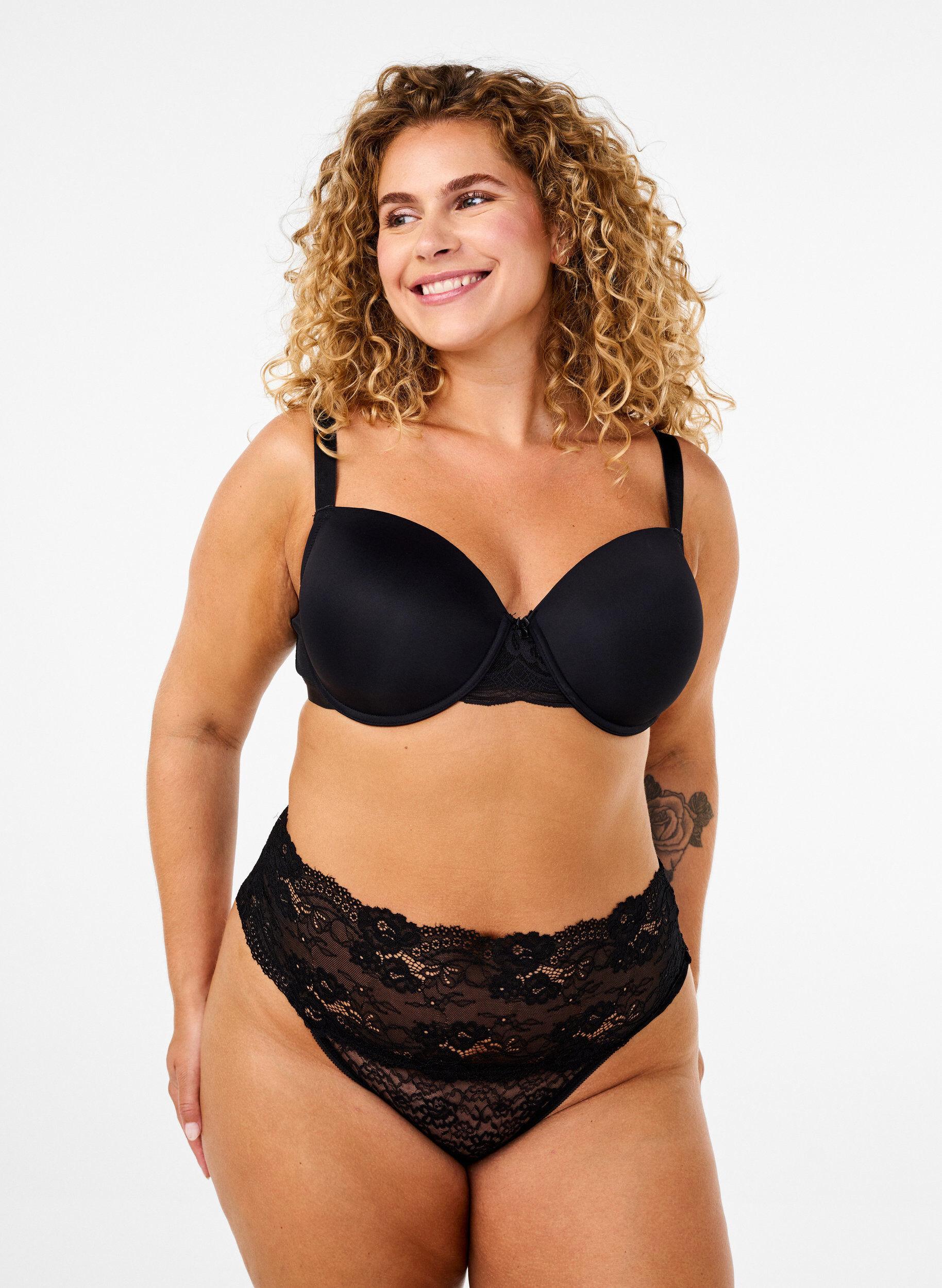 Lots de 2 culottes, Noir, Model