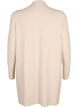 Strickjacke mit Rippenstrick und Taschen, Beige, Packshot image number 1